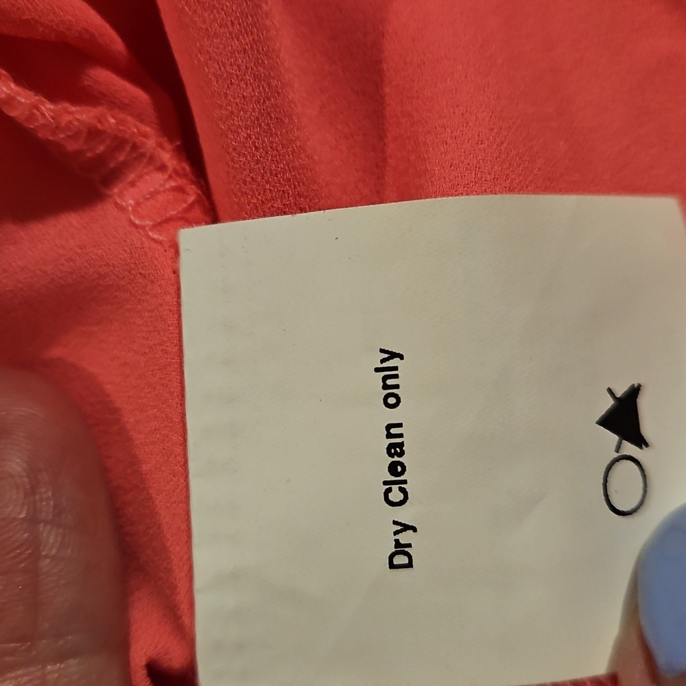 Lush Pinky Coral Wrap Tank Top Adjustable spaghetti straps Med. Nordstrom - Picture 8 of 8